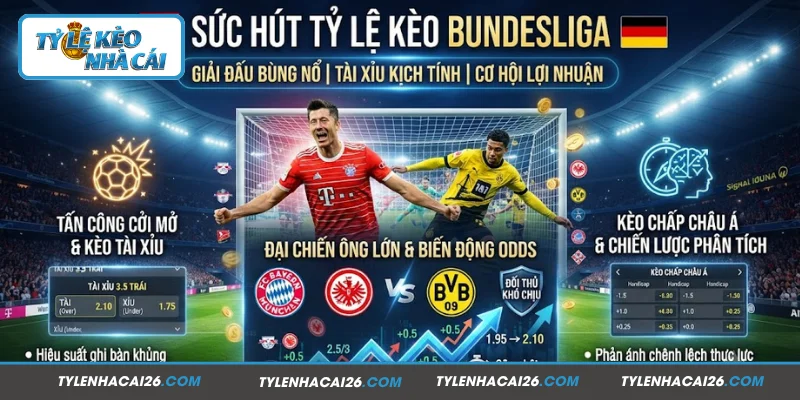 Sức hấp dẫn của lệ kèo Bundesliga